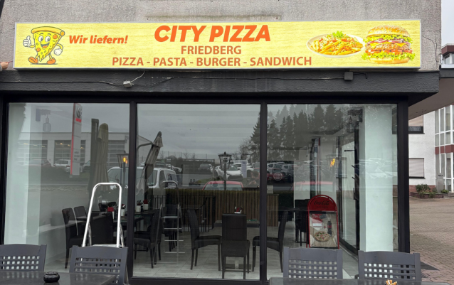 City Pizza Friedberg Leuchtkasten City Pizza Friedberg Leuchtkasten